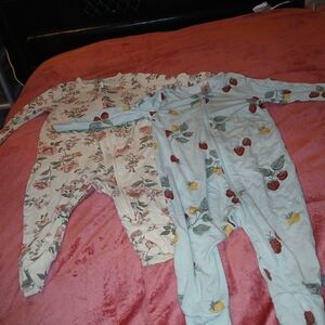 Modern Moments Baby Girl Footless Sleepers